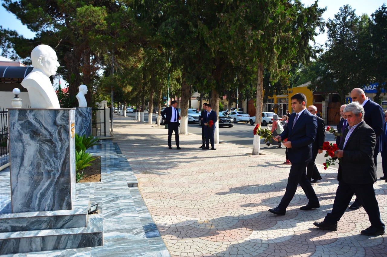 Ağstafada şair Həmid Abbasın 90 illik yubileyi qeyd olundu - FOTOLAR